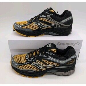 Saucony PROGRID OMNI 9 Gold/Carbon S70739-66 M 10/W 11.5 Hiking Trail Shoes